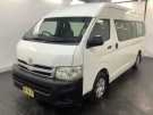 2012 Toyota HiAce KDH223R MY12 Upgrade Commuter French Vanilla 5 Speed Manual Bus