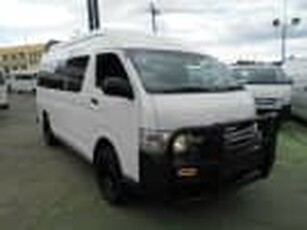 2012 Toyota HiAce KDH223R MY12 Upgrade Commuter White 5 Speed Manual Bus