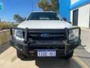 2013 Ford Ranger PX XL 3.2 (4x4) White 6 Speed Manual Super Cab Chassis