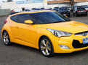 2013 Hyundai Veloster FS MY13 Yellow 6 Speed Auto Dual Clutch Coupe