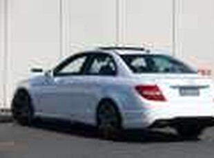 2013 Mercedes-Benz C-Class W204 MY13 C250 CDI 7G-Tronic + Avantgarde White 7 Speed Sports Automatic