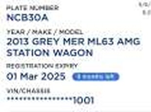 2013 MERCEDES-BENZ ML 63 AMG (4x4) 7 SP AUTOMATIC 4D WAGON