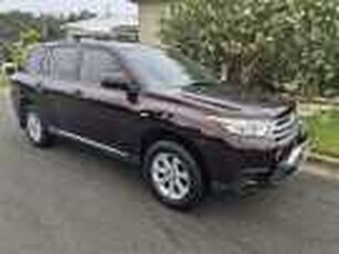 2013 TOYOTA KLUGER KX-R (FWD) 7 SEAT 5 SP AUTOMATIC 4D WAGON