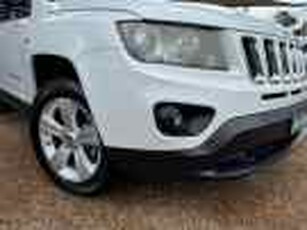 2014 Jeep Compass MK MY14 Sport CVT Auto Stick White 6 Speed Constant Variable Wagon