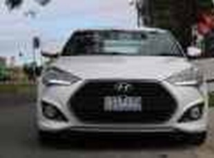 2016 Hyundai Veloster FS4 Series II SR Coupe D-CT Turbo White 7 Speed Sports Automatic Dual Clutch