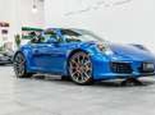 2016 Porsche 911 991 MY17 Carrera 4 S Sapphire Blue 7 Speed Automatic Coupe