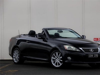 2009 lexus is gse20r is250 c sports automatic convertible