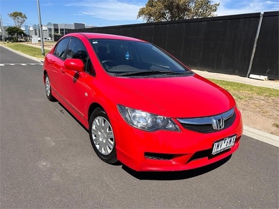 2009 Honda Civic 4D SEDAN VTi MY09