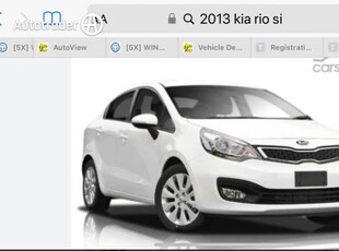 2013 Kia RIO SI UB MY13