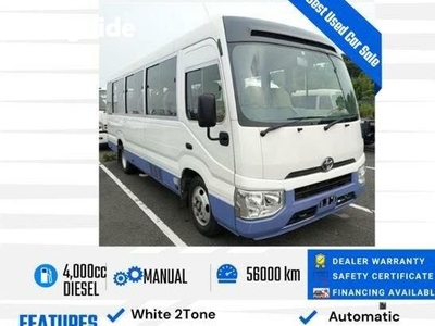2018 Toyota Coaster UNFITTED MOTORHOME 5 YEARS NATIONAL WARRANTY INCLUDED