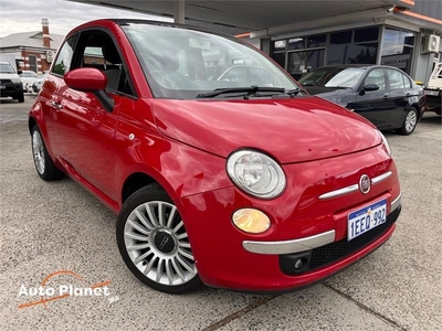 2012 Fiat 500 2D CONVERTIBLE TWIN AIR LOUNGE