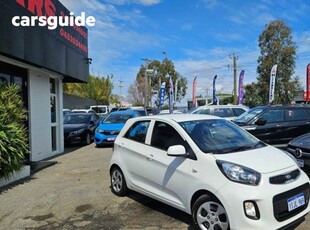 2016 Kia Picanto TA MY17 SI White 4 Speed Automatic Hatchback