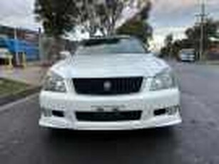 2007 Toyota Crown Athlete GRS184 Pearl White Factory sunroof With Body Kit Auto Sedan