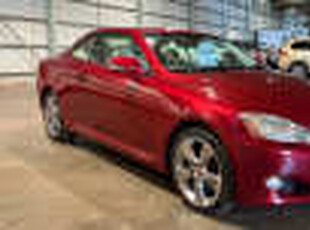 2009 Lexus IS GSE20R MY10 IS250 C Sports Red 6 Speed Sports Automatic Convertible