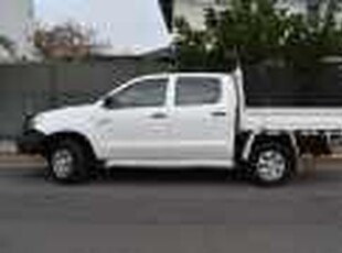 2009 Toyota Hilux KUN26R MY09 SR White 5 Speed Manual Cab Chassis