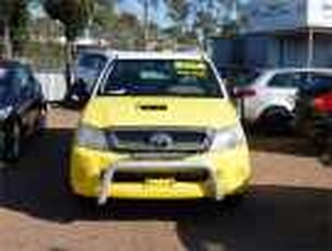 2009 Toyota Hilux KUN26R MY09 SR Yellow 5 Speed Manual Cab Chassis