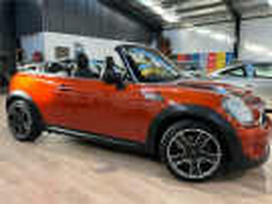 2010 Mini Cabrio R57 MY10 Cooper S Steptronic Orange 6 Speed Sports Automatic Convertible