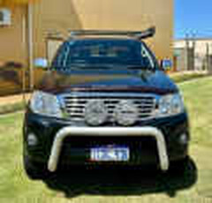 2010 Toyota Hilux GGN25R 09 Upgrade SR5 (4x4) Black 5 Speed Automatic Dual Cab Pick-up