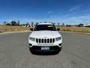 2013 Jeep Compass MK MY12 Limited (4x4) White Continuous Variable Wagon