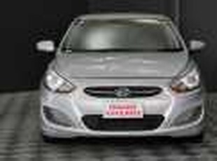 2015 Hyundai Accent RB3 MY16 Active Silver 6 Speed Manual Hatchback