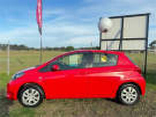 2016 Toyota Yaris NCP131R MY15 SX Red 4 Speed Automatic Hatchback
