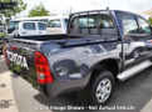 2009 Toyota Hilux GGN25R 08 Upgrade SR (4x4) White 5 Speed Manual Dual Cab Pick-up