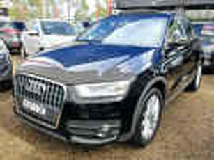2012 Audi Q3 8U MY13 TFSI S Tronic Quattro Orca Black 7 Speed Sports Automatic Dual Clutch Wagon