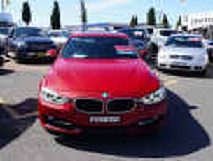 2012 BMW 3 Series F30 MY0812 328i Red 8 Speed Sports Automatic Sedan