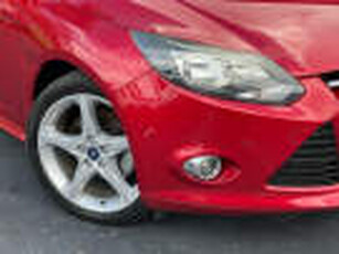 2014 Ford Focus LW MkII MY14 Titanium PwrShift Candy Red 6 Speed Sports Automatic Dual Clutch