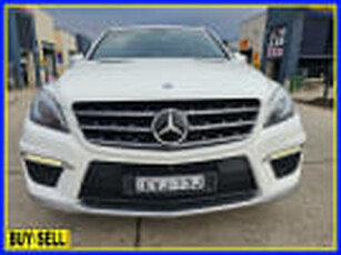 2014 Mercedes-Benz M-Class W166 ML63 AMG SPEEDSHIFT DCT White 7 Speed Sports Automatic Dual Clutch
