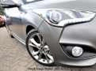 2015 Hyundai Veloster FS4 Series II SR Turbo + Coupe 4dr D-CT 7sp 1.6T Grey