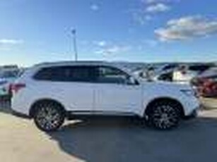 2017 Mitsubishi Outlander ZK MY17 LS Safety Pack (4x4) 7 Seats White 6 Speed Automatic Wagon