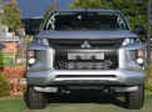 2020 Mitsubishi Triton MR MY21 GLX+ Double Cab Silver 6 Speed Sports Automatic Utility