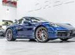 2020 Porsche 911 992 MY20 Carrera 4 S Gentian Blue Metallic 8 Speed Automatic Coupe