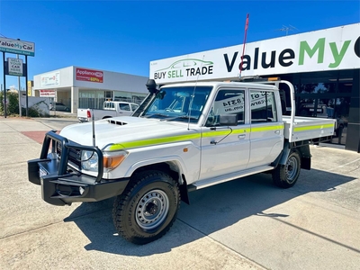 2019 Toyota Landcruiser DOUBLE C/CHAS WORKMATE (4x4) VDJ79R MY18