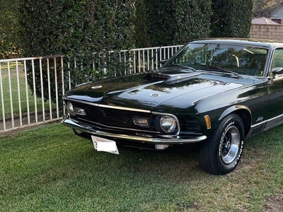 1970 ford mustang mach 1 automatic fastback