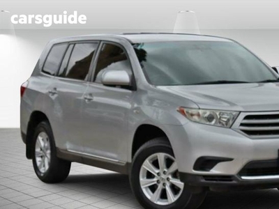 2012 Toyota Kluger Altitude (FWD) 7 Seat