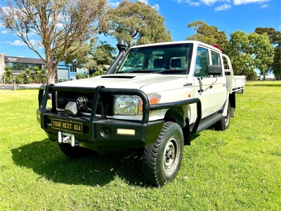 2014 Toyota Landcruiser DOUBLE C/CHAS WORKMATE (4x4) VDJ79R MY12 UPDATE