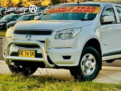 2012 Holden Colorado RG LX Cab Chassis 2dr Spts Auto 6sp 4x4 2.8DT
