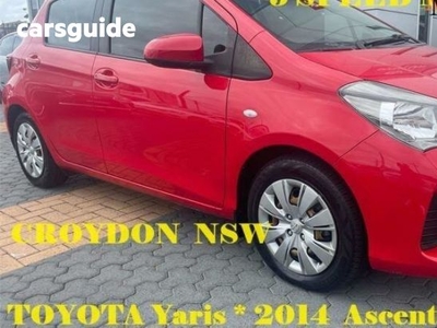 2014 Toyota Yaris Ascent NCP130R MY15