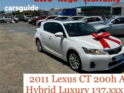 2011 Lexus CT200H Luxury ZWA10R