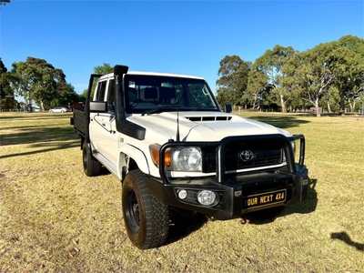 2020 Toyota Landcruiser DOUBLE C/CHAS WORKMATE (4x4) VDJ79R MY18