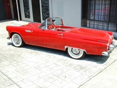 1955 ford thunderbird 3 speed manual with over-drive convertible