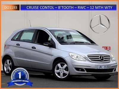 2007 mercedes-benz b-class w245 b200 constantly variable transmission hatchback