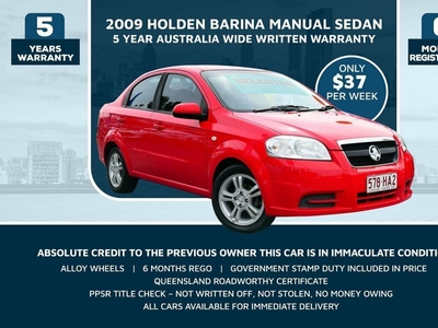 2009 Holden Barina Sedan TK MY09