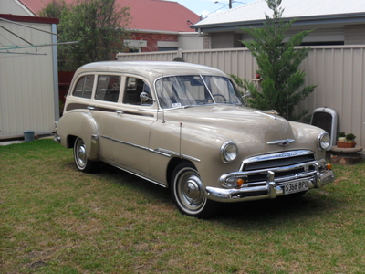 1951 chevrolet tin woody wagon