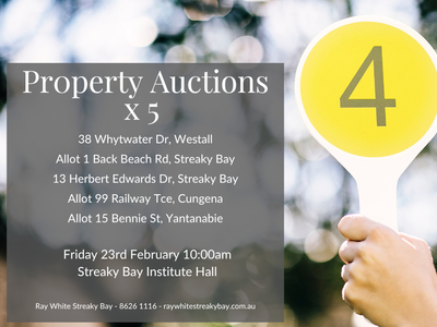 5 x Property Auctions