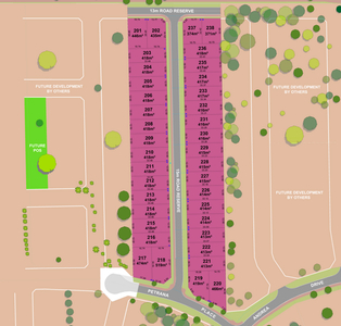 Proposed lots of 6 Petrana Place, Henley Brook, WA 6055