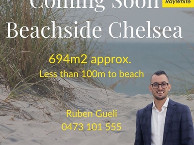 694m2 approx. Blue Chip Beachside Chelsea