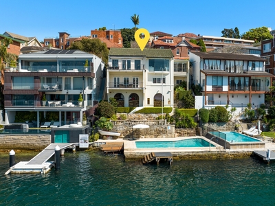 Sydney harbour deep waterfront home with spectacular views